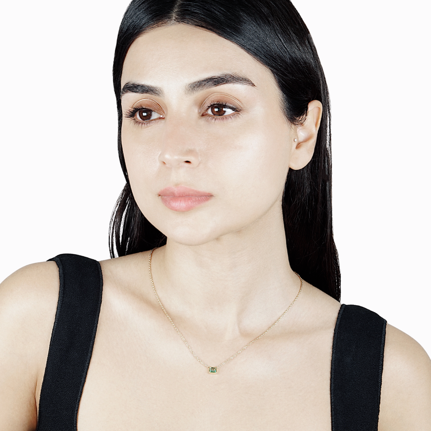 Emerald Cut Necklace