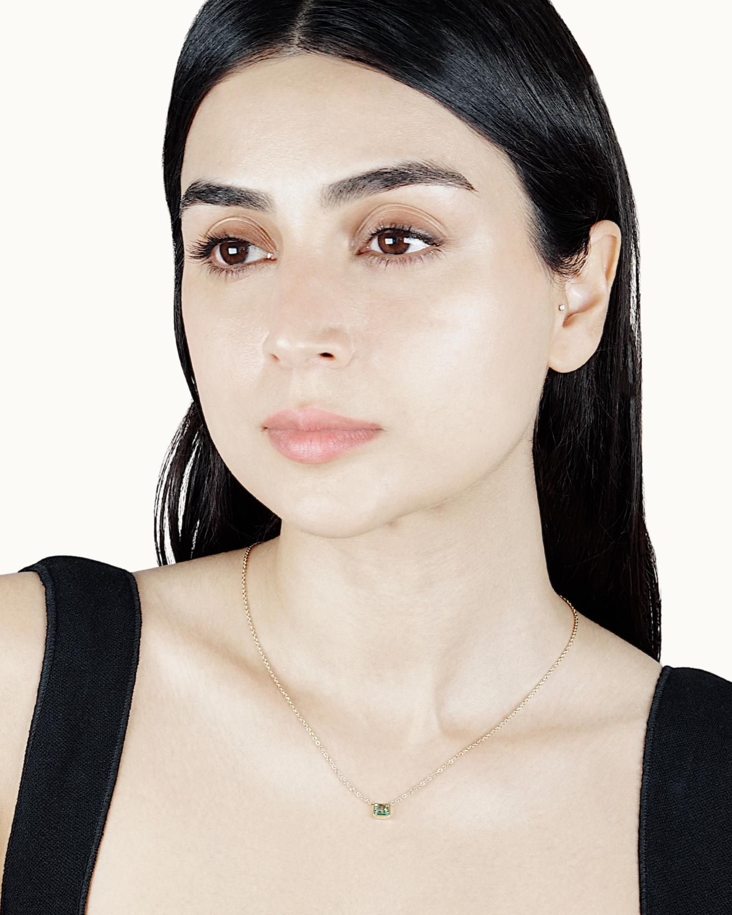 Emerald Cut Necklace