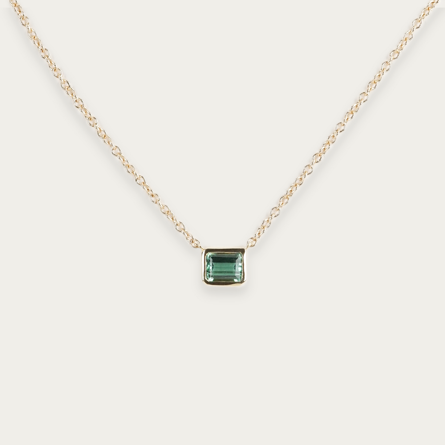 Emerald Cut Necklace
