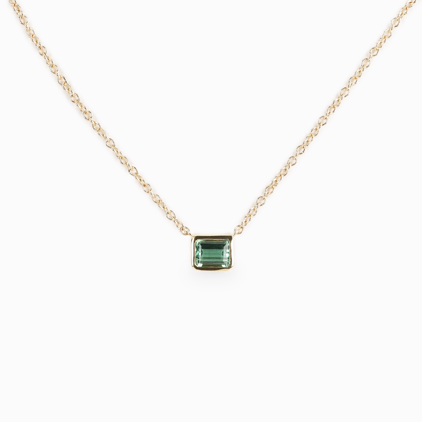 Emerald Cut Necklace