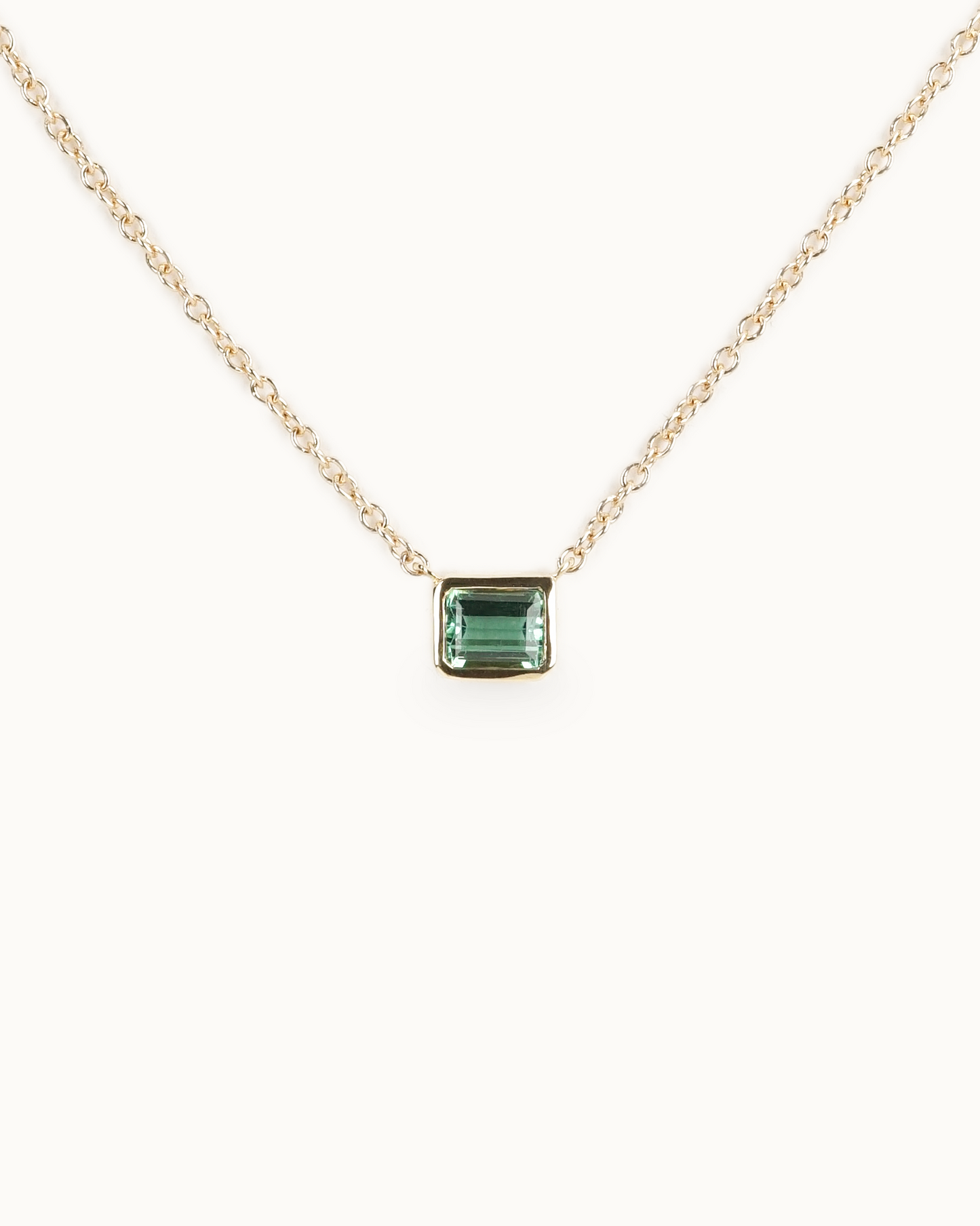 Emerald Cut Necklace