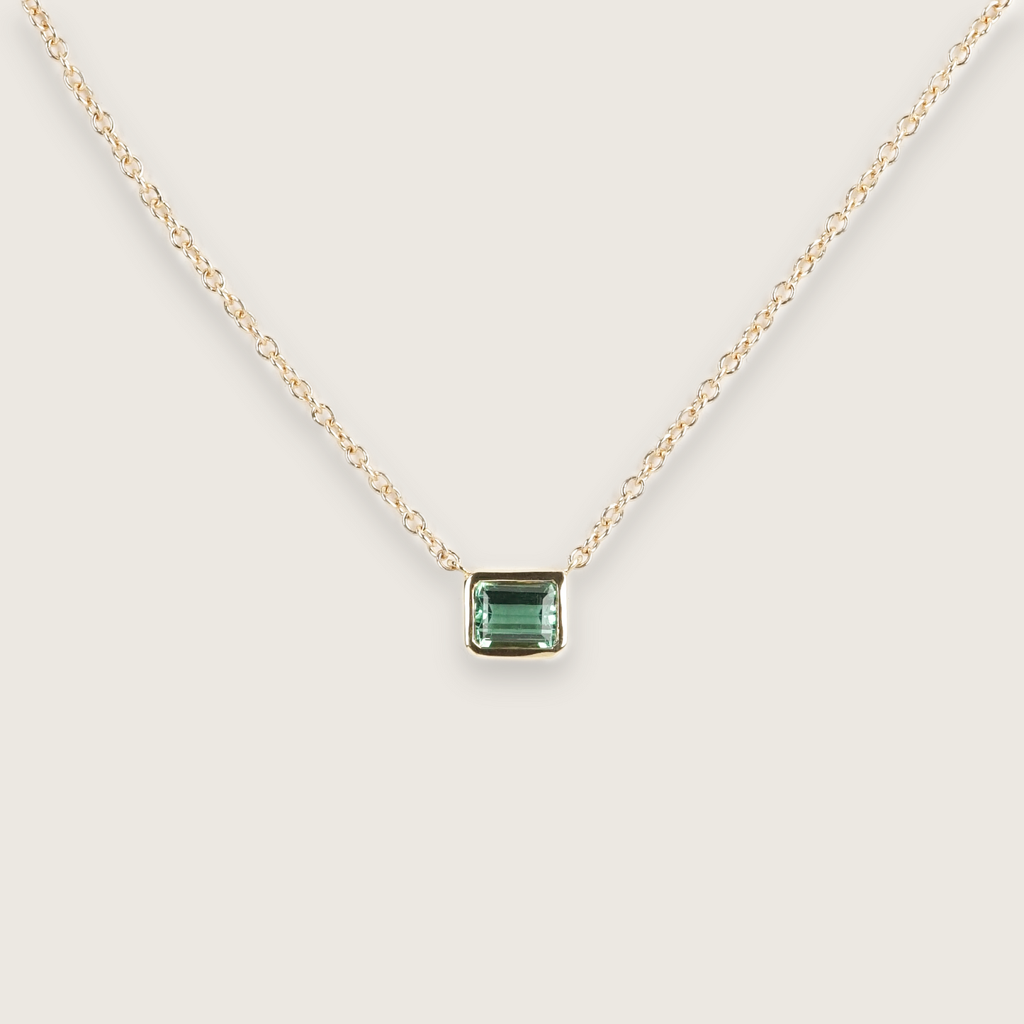 Emerald Cut Necklace