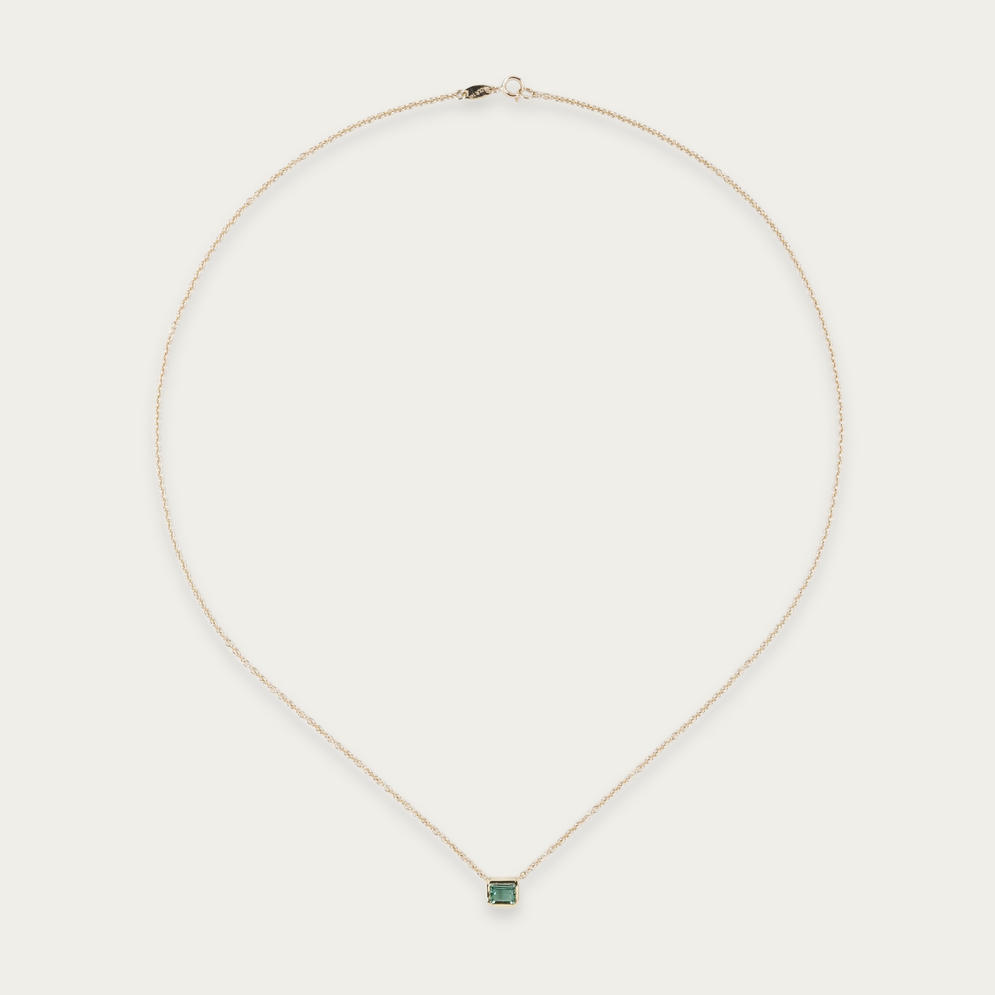 Emerald Cut Necklace
