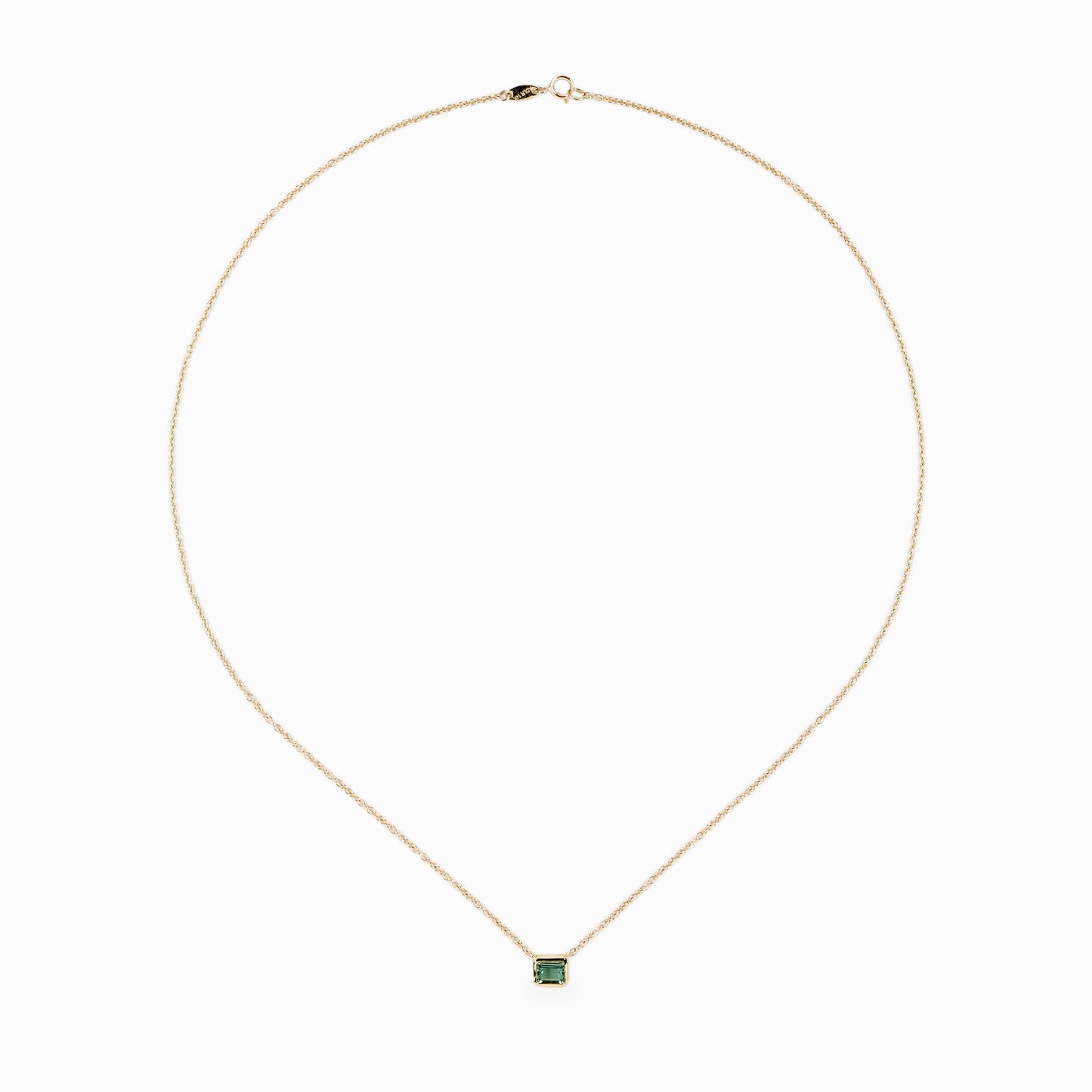 Emerald Cut Necklace