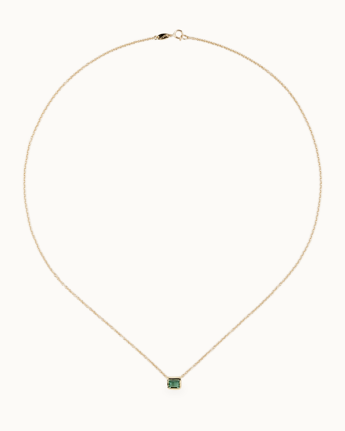 Emerald Cut Necklace