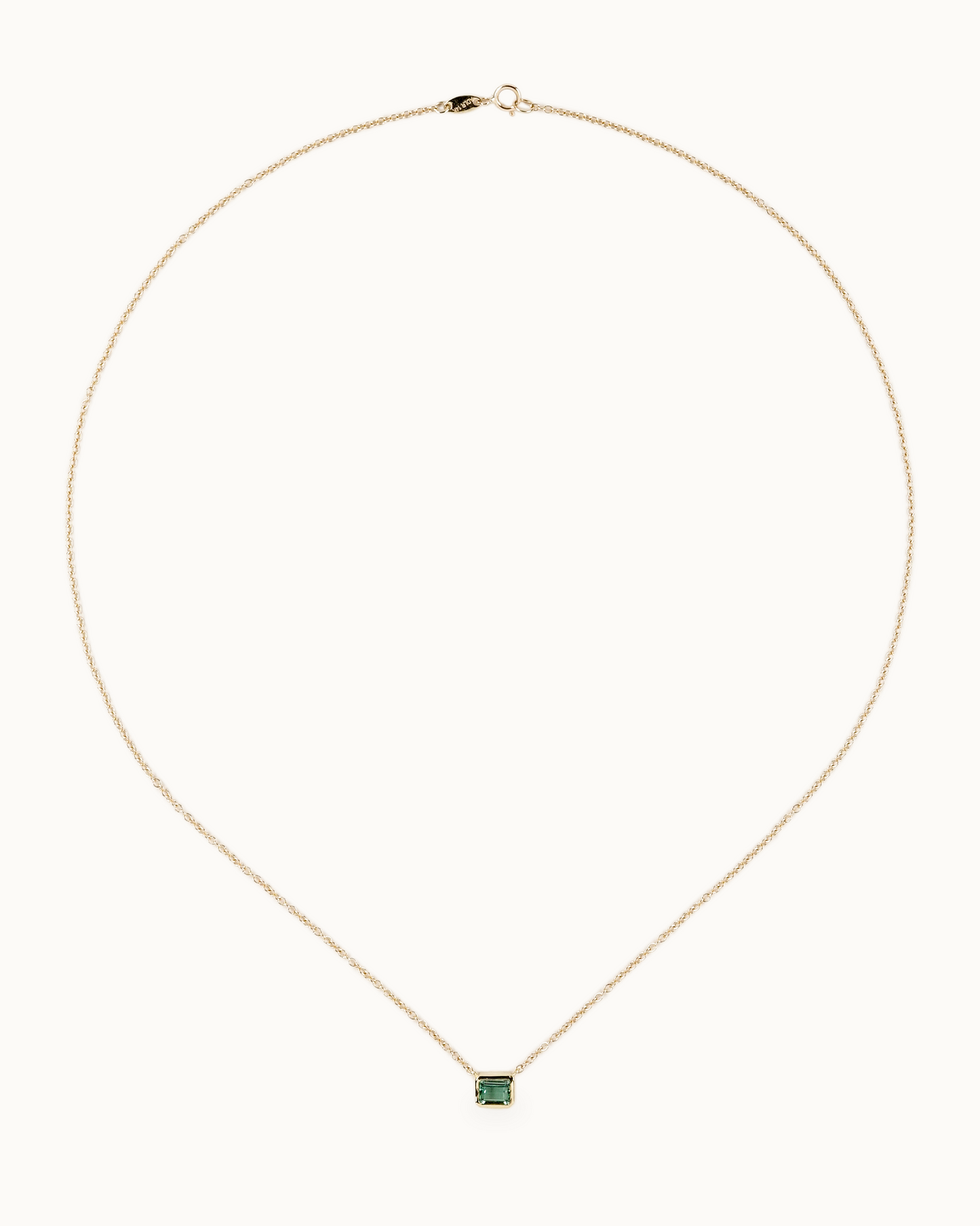 Emerald Cut Necklace