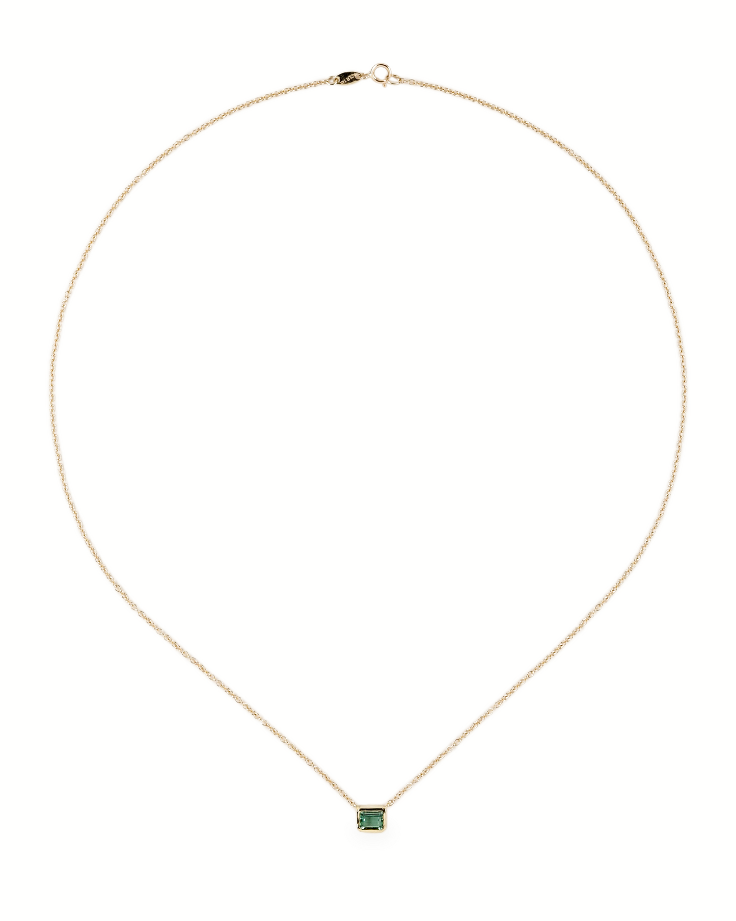Emerald Cut Necklace