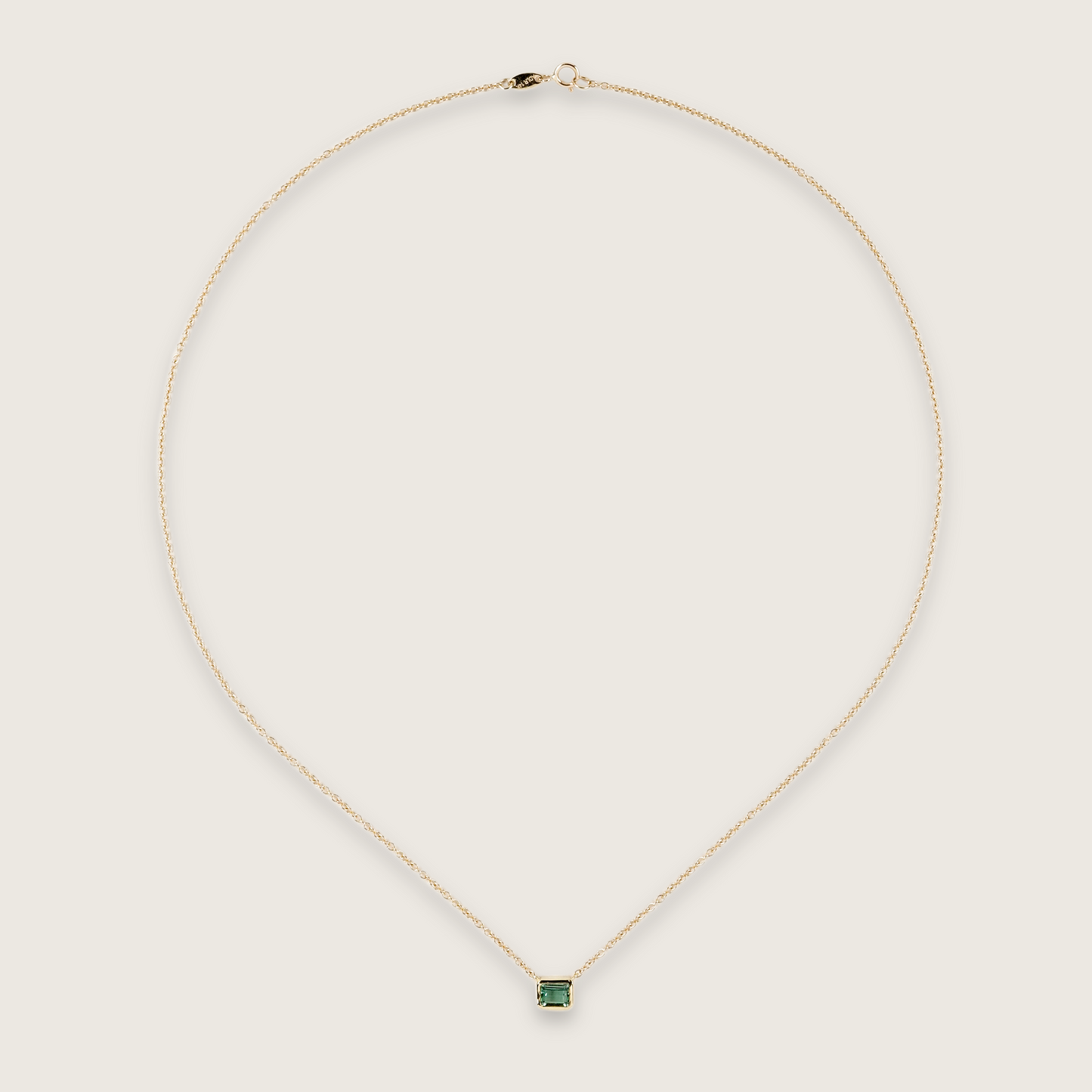 Emerald Cut Necklace