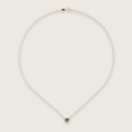 Emerald Cut Necklace