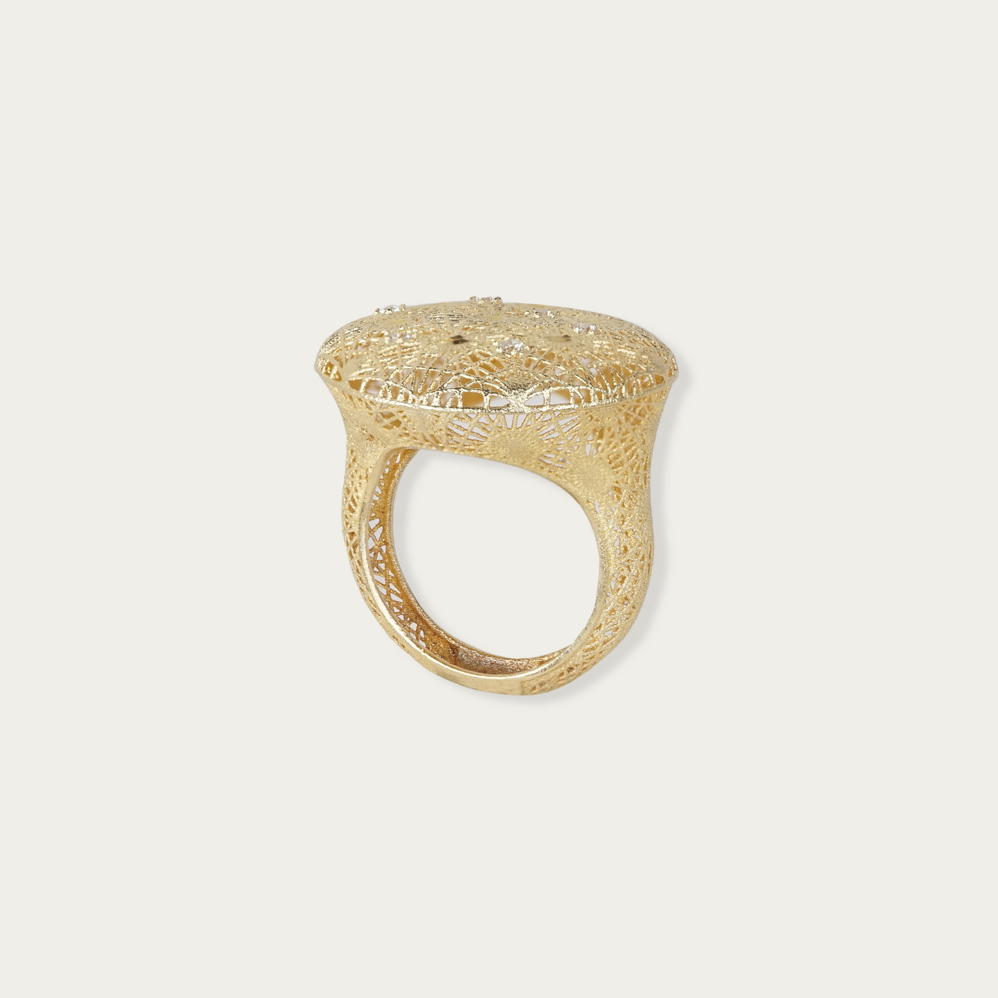 Lunette Disc Ring